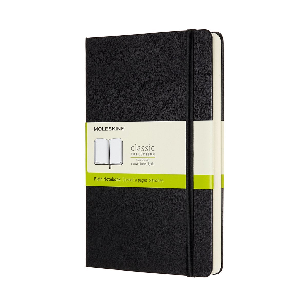Taccuino classico Moleskine - espanso - grande - copertina rigida - vuoto - nero