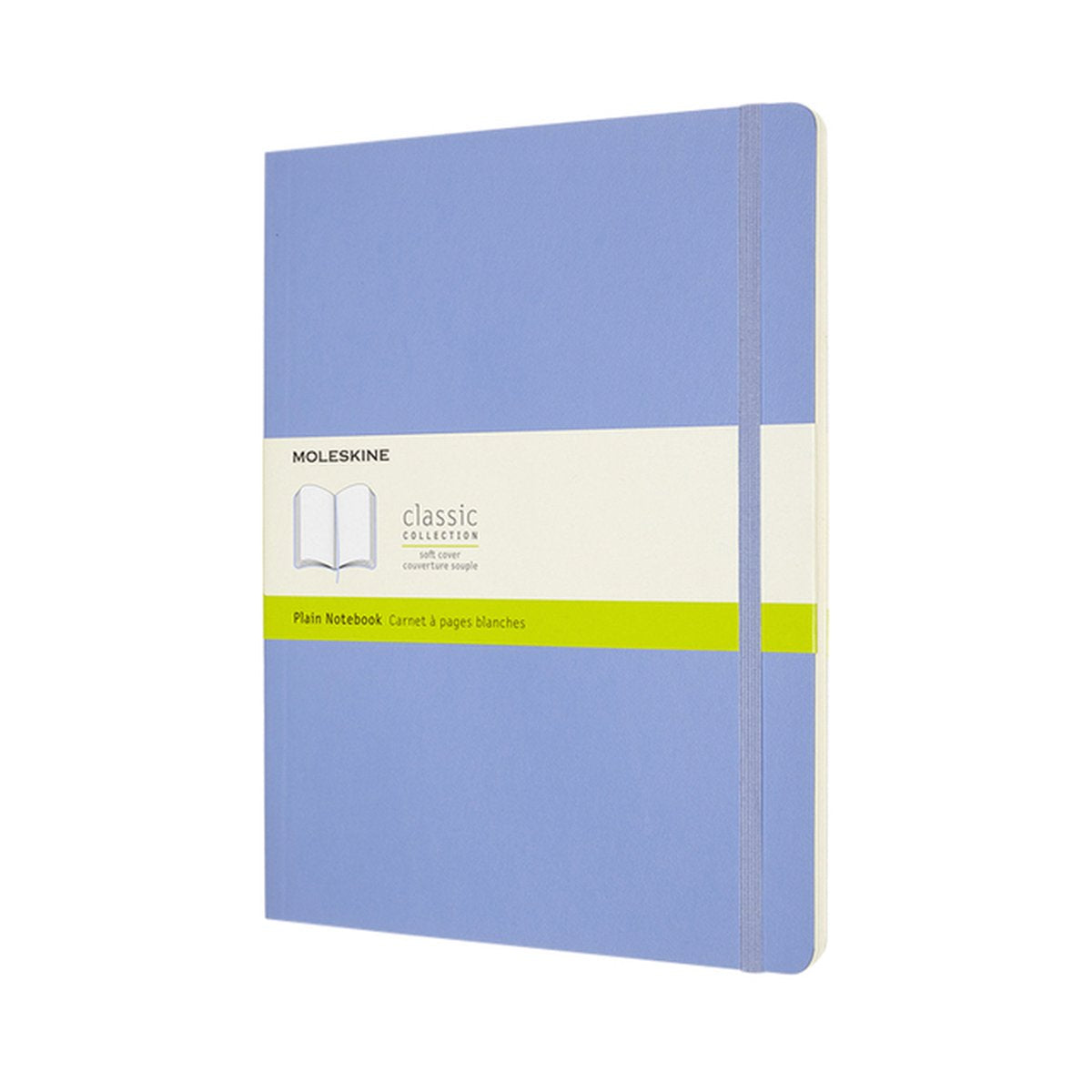 Taccuino classico Moleskine - extra large - copertina morbida - vuoto - blu ortensia