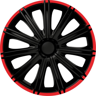 Coprimozzi Carpoint 15 pollici 4 pezzi nero r set coprimozzi 15