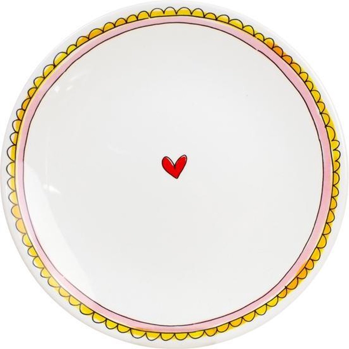 Blond amsterdam eb: piatto 22 cm rosa