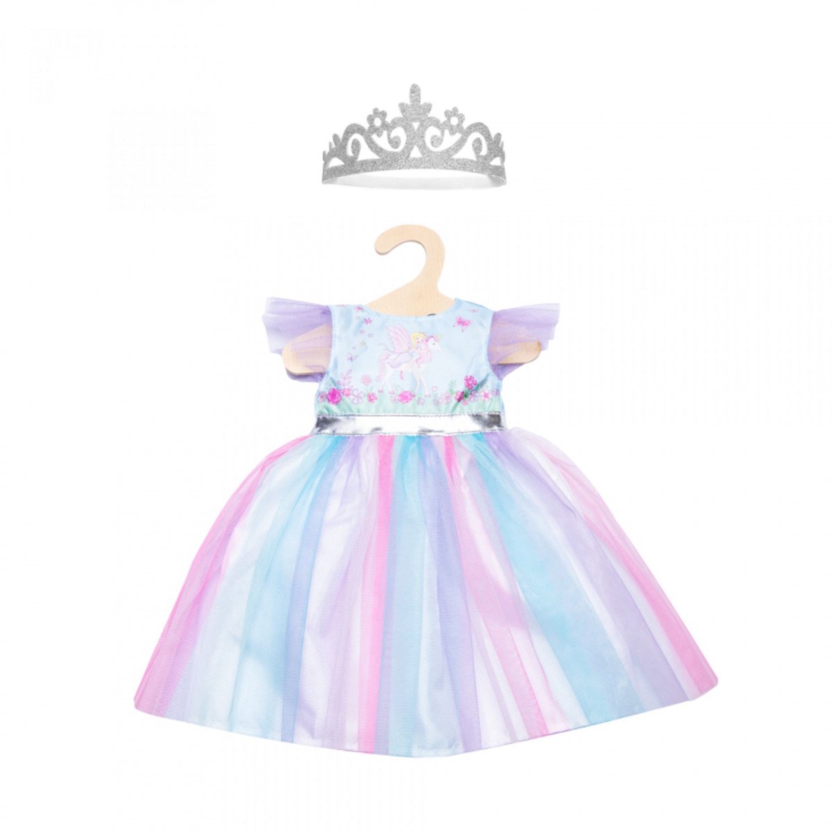 Heless Doll Dress Fee and Unicorn with Crown, 35-45 cm