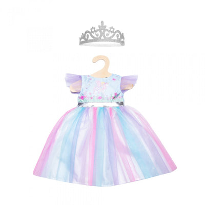 Heless Doll Dress Fee and Unicorn with Crown, 35-45 cm