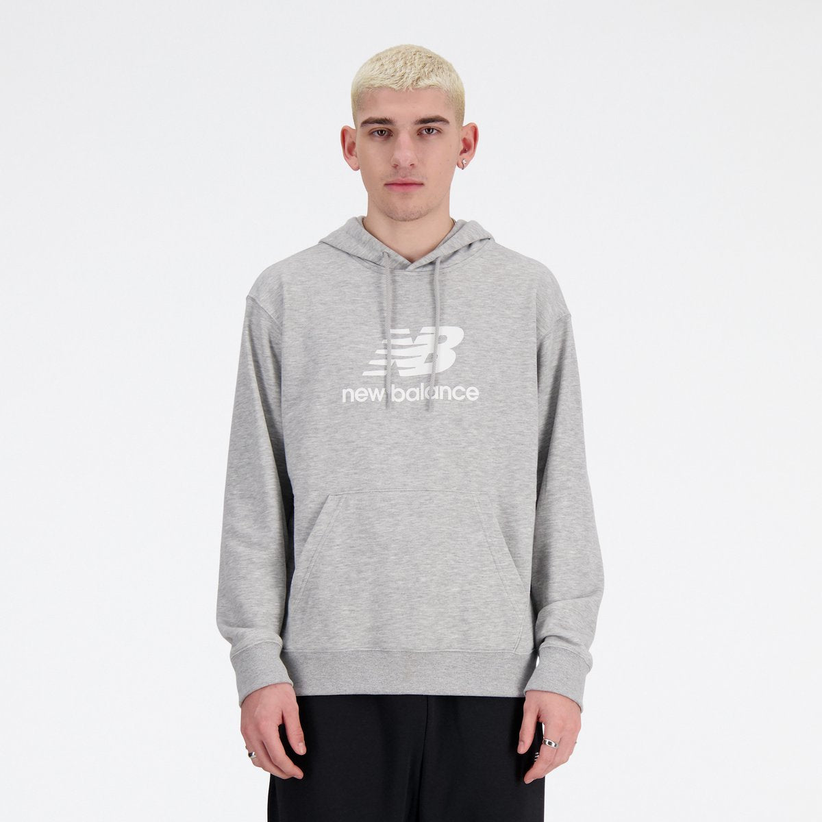 Jersey de hombre New Balance Sport Essentials Fleece Logo H - Athletic Grey