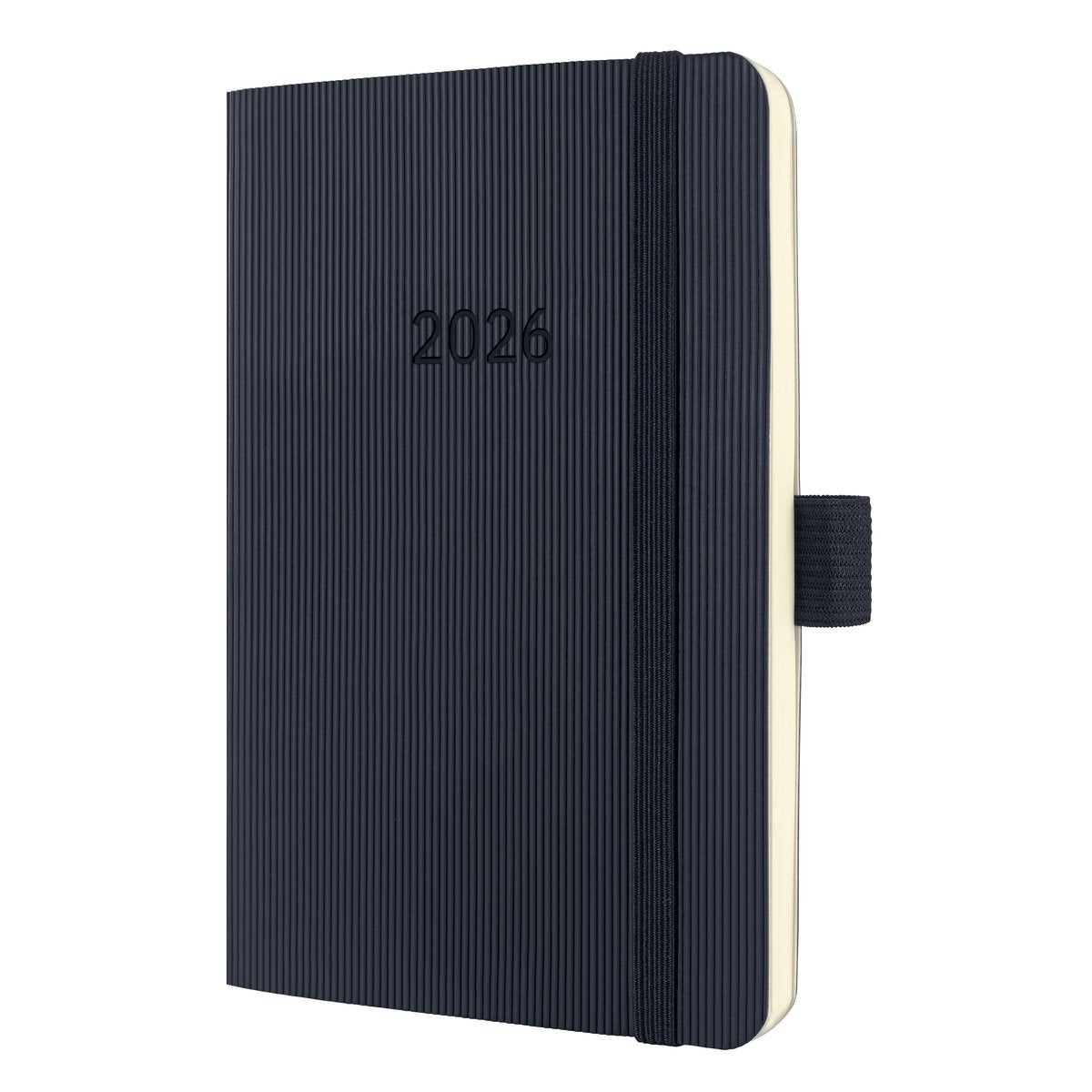 Sigel agenda semanal 2026 conceptum - formato A5 - con páginas para notas - negro - tapa blanda - si-c2623