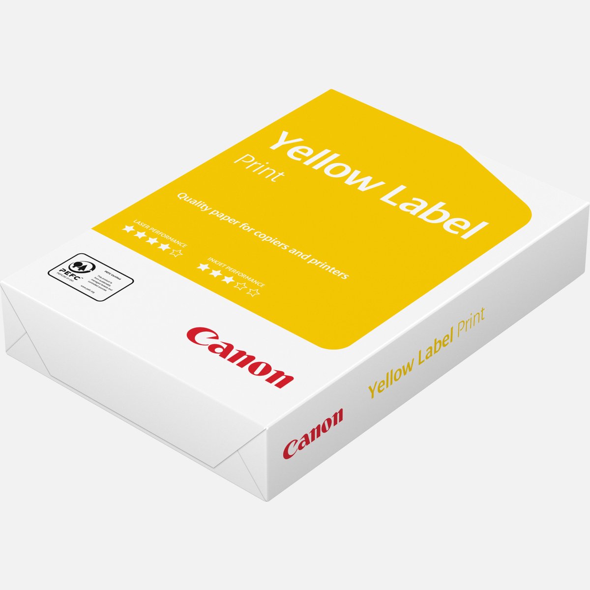 Canon kopieer printpapier - yellow label copy - pefc - a4 - 80 grams - 1 pak a 500 vel