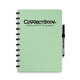 Quaderno cancellabile Correctbook A4 – Misty Mint – a righe – quaderno riutilizzabile – inclusa salvietta per penna – può essere integrato con pagine extra