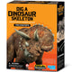 4m scava il tuo dinosauro - triceratopo - kit di scavo e modello scheletro - kidzlabs - 7+