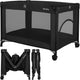 Lionelo amelie camping bed 3in1: baby bed + travel cot + playpen – with comfortable mattress – compact and light – side entrance – travel bag – 70x100 cm