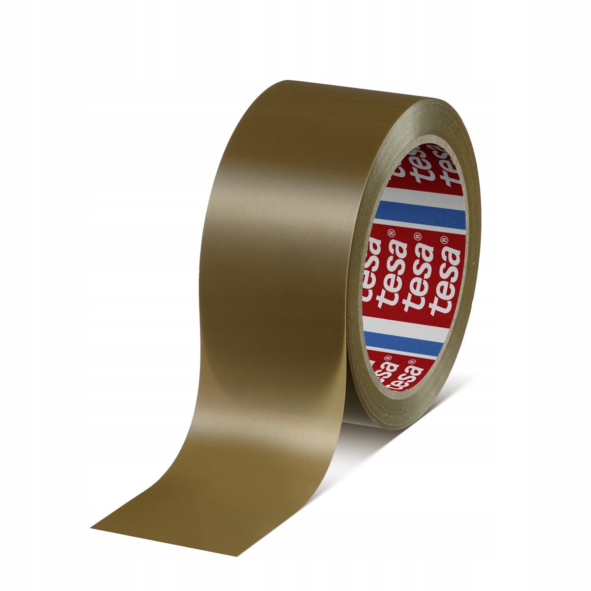 Cinta de embalaje Tesa 04120 - PVC - marrón - 50 mm x 66 m