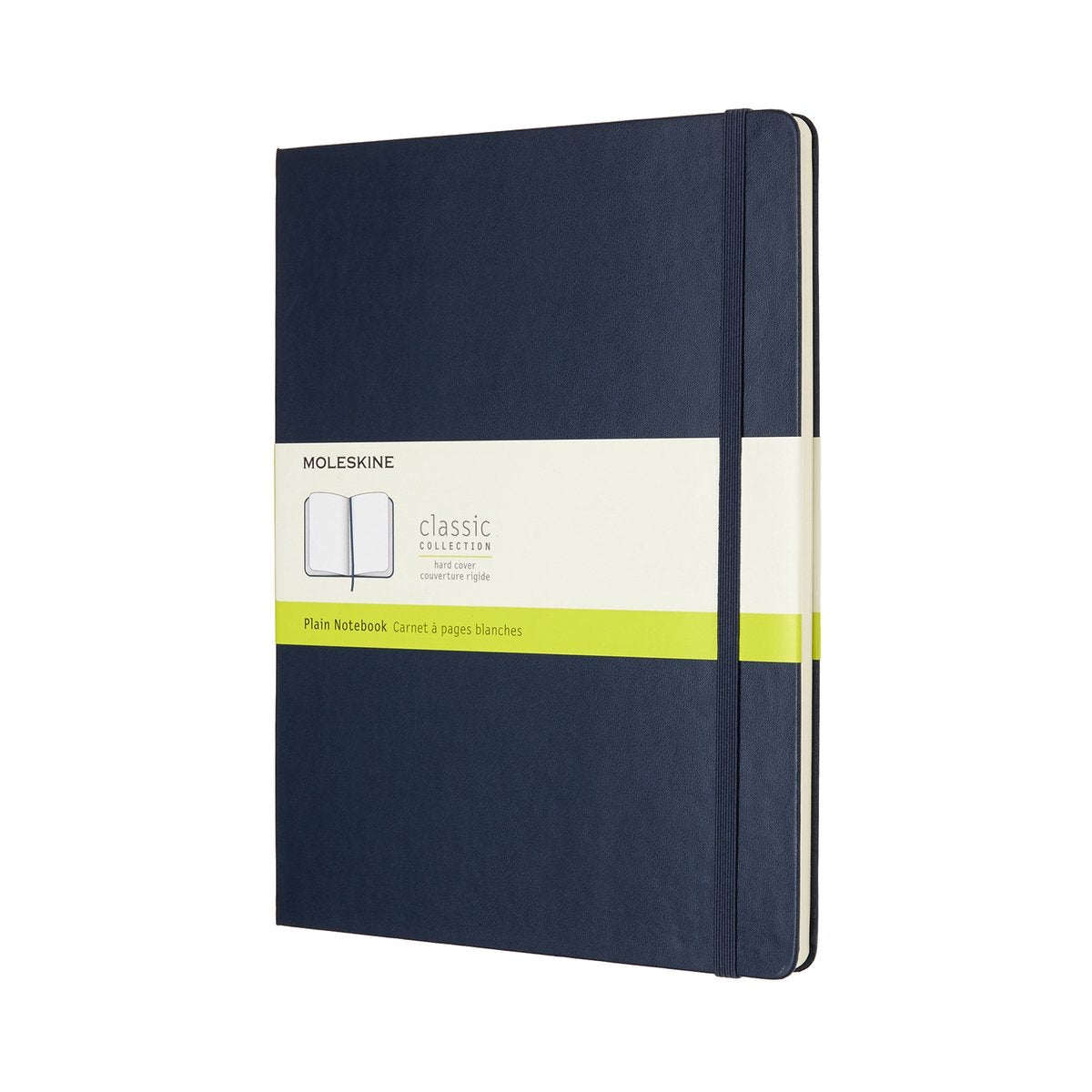 Moleskine classic notitieboek - extra large - hardcover - blanco - saffier blauw