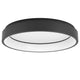 Eglo connect.z marghera-z smart plafondlamp - ø 60 cm - zwart wit - instelbaar rgb wit licht - dimbaar - zigbee