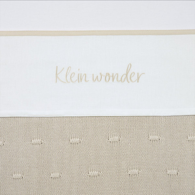Lenzuolo per culla Meyco Baby Small Wonder - Sabbia morbida - 100x150 cm - 0,3 tog