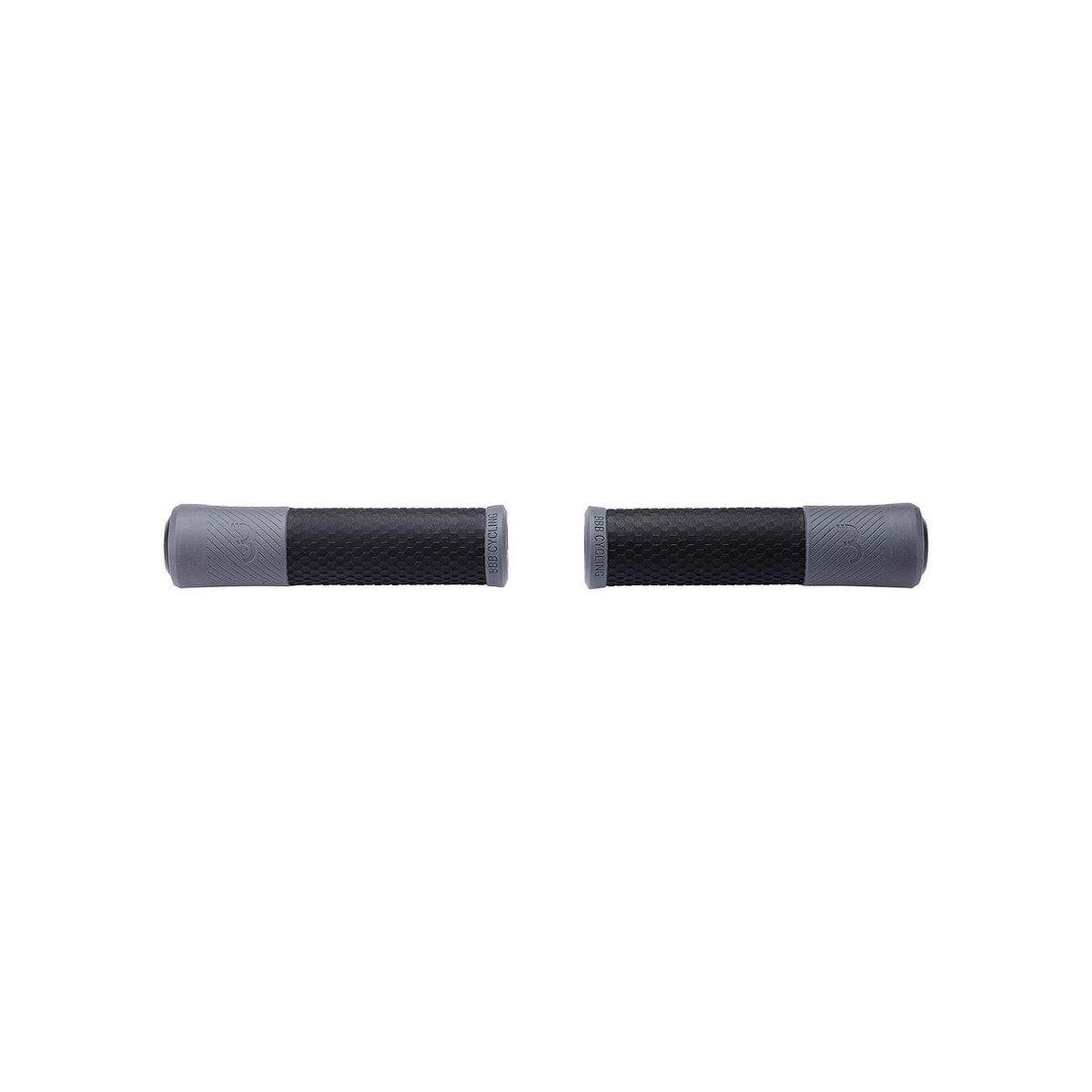 Bbb manillares de bicicleta viper - mangos de bicicleta con agarre máximo - negro gris - longitud 130 mm - bhg-97