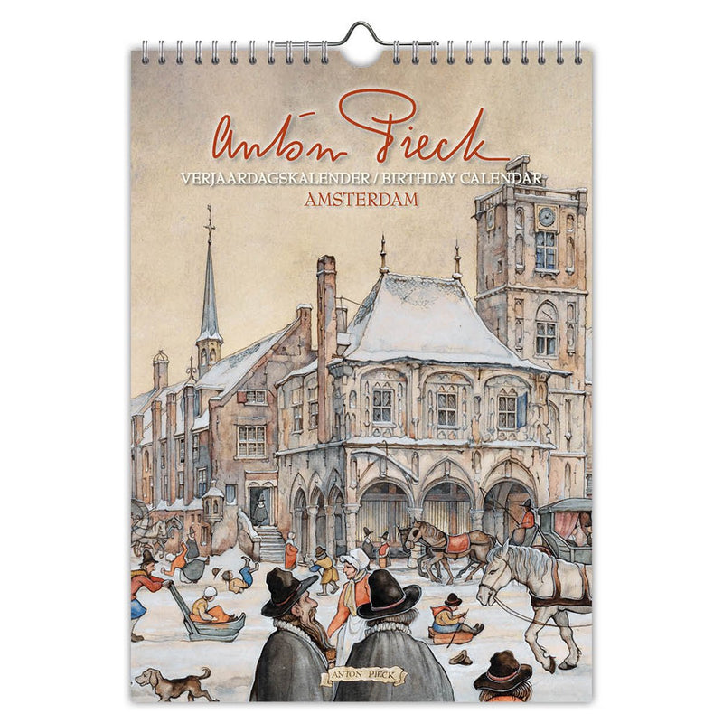 Calendario de cumpleaños de Amsterdam de Anton Pieck - A4