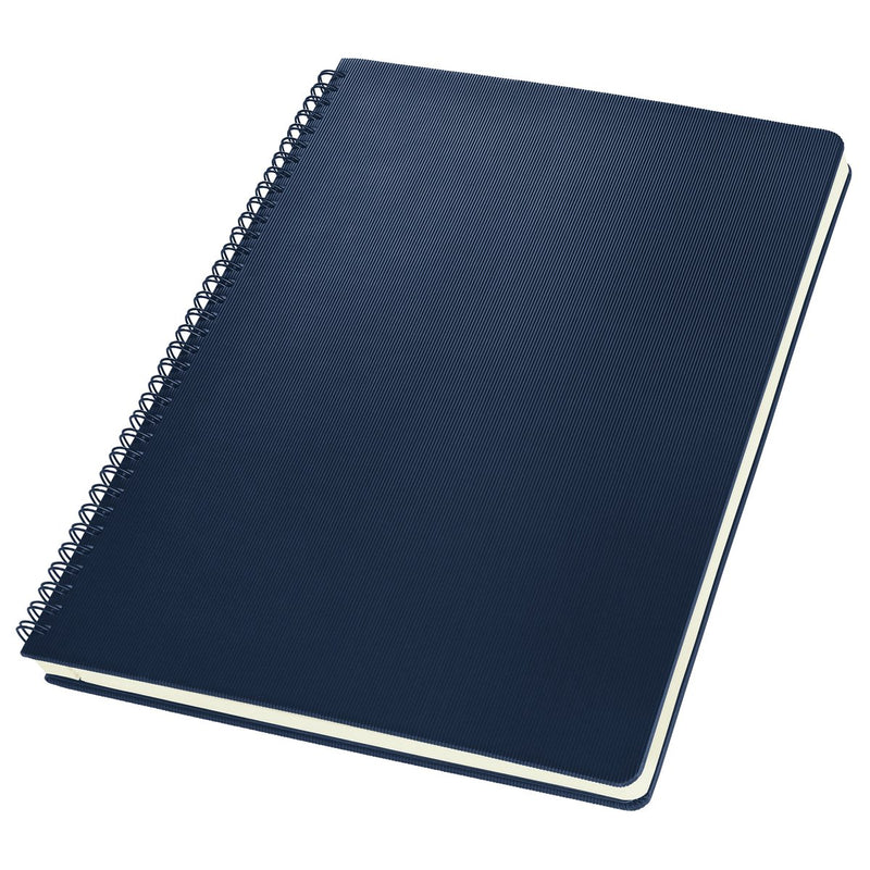 Quaderno Sigel conceptum - formato A4 - blu scuro - con spirale - a righe - copertina morbida - si-co825