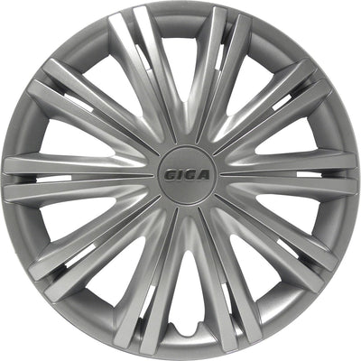 wieldoppen Giga 15 inch ABS zilver set van 4