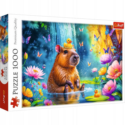 Trefl capybara puzzle 1000 pieces - breathtaking natural landscape