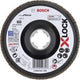 Accessori Bosch x-lock disco lamellare angolato, plastica ø125mm, g 60, x571, ideale per metallo - 2608621768