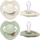 Ciuccio Difrax lovi Dynamic Prime - da 0 a 6 mesi - beige verde chiaro - 2 pezzi