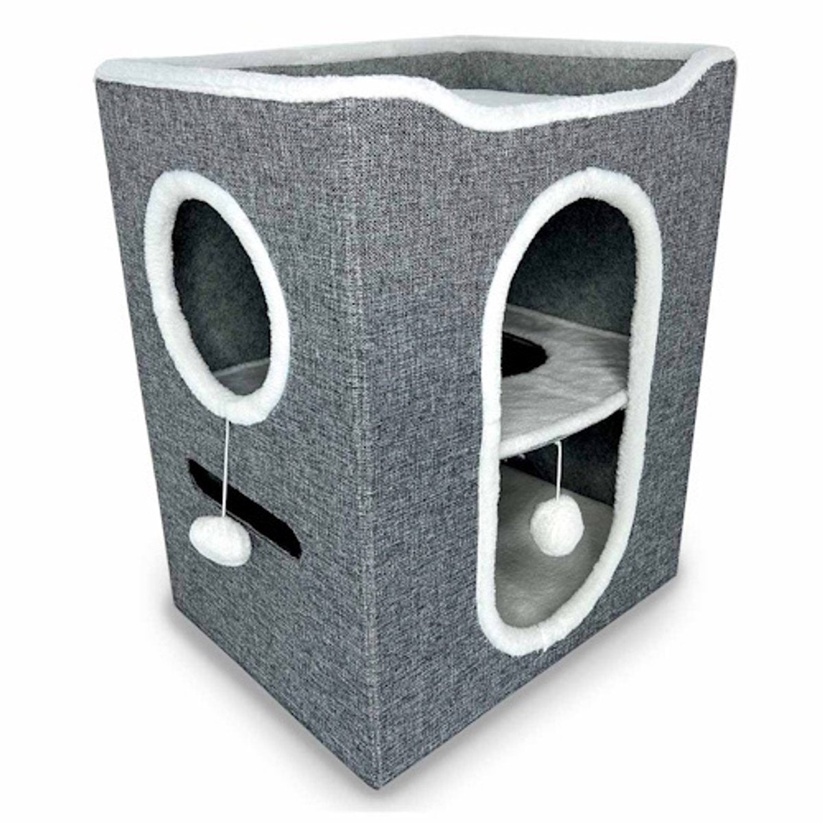 Duvo + gene per gatti 46x36x58 cm grigio