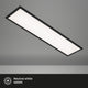 Briloner simple - plafoniera led - plafoniera - pannello - 22w - 2.200lm - 4.000k luce bianca neutra - 100cm - nero