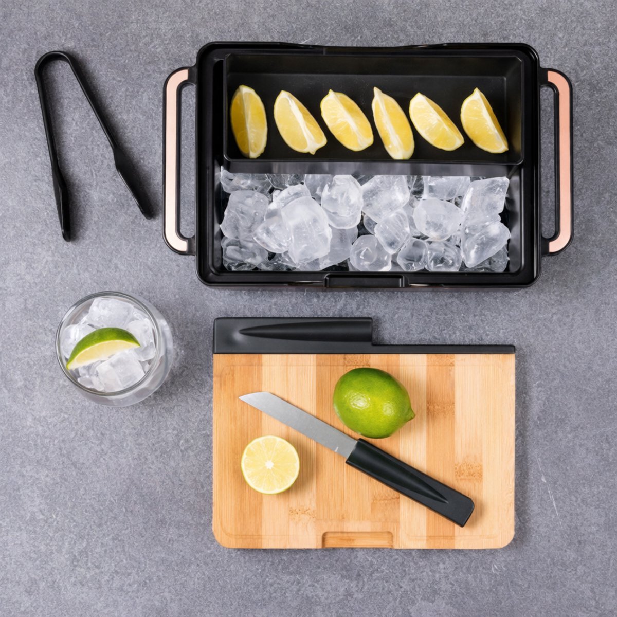 Pollice su! stazione gin - distributore di bevande di lusso - inclusi accessori per cocktail - perfetto per le feste
