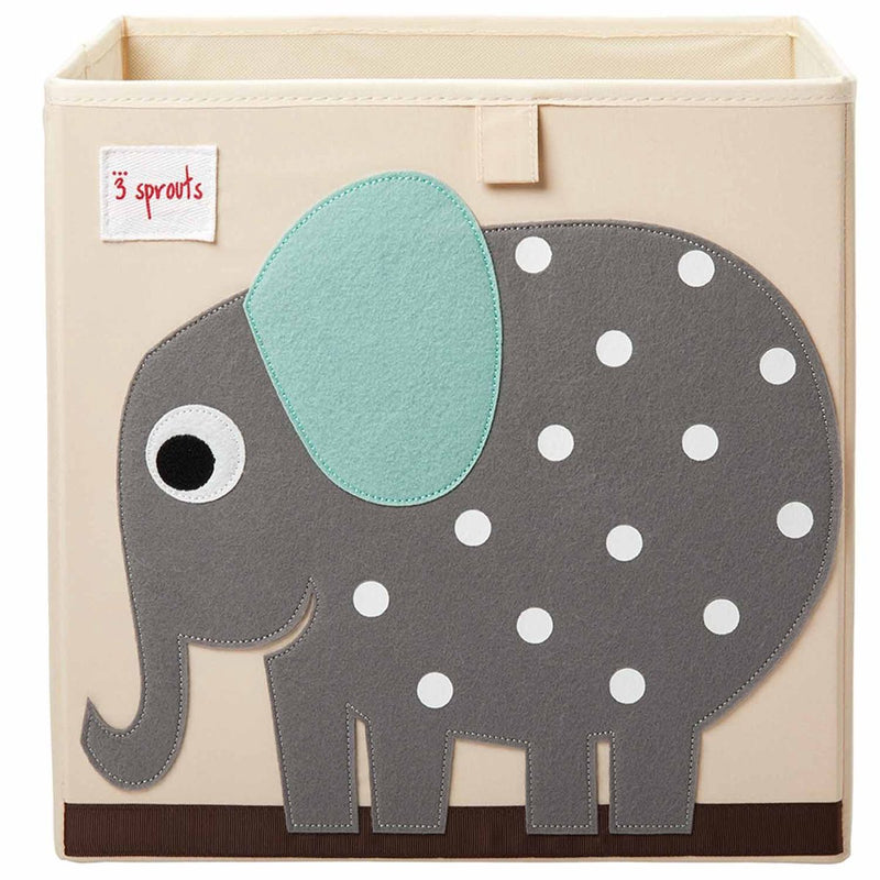 Caja de almacenamiento de 3 brotes - elefante