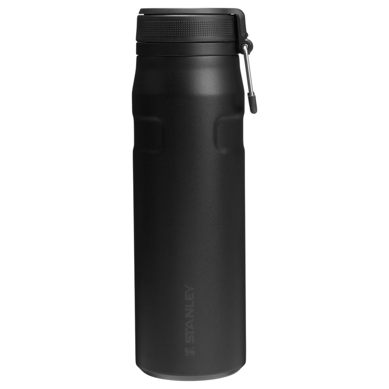 Botella de agua Stanley twist flip 2.0 con tapón giratorio y resorte 0,7 l - 10 horas de frío - 2 días de frío con hielo - botella de acero inoxidable - sin BPA - a prueba de fugas - apta para lavavajillas - negro
