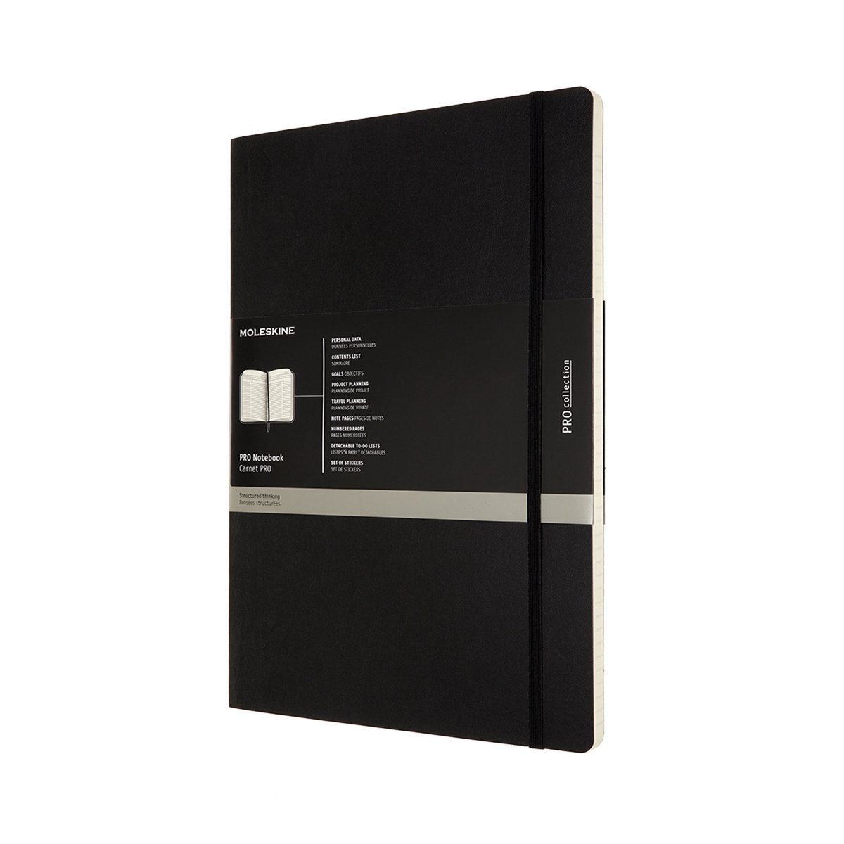 Taccuino professionale Moleskine - A4 - copertina morbida - nero