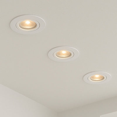 Calex smart LED recessed spotlights - 3 pieces - connectable - smart lighting - dimmable - warm white light - white