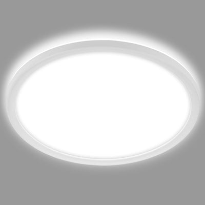 Briloner - illuminazione bagno led - plafoniera con retroilluminazione - plafoniera bagno - ip44 - ø29 cm - bianco