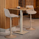 Taburete de bar de altura regulable Woood Marten - arena - 110x45x50