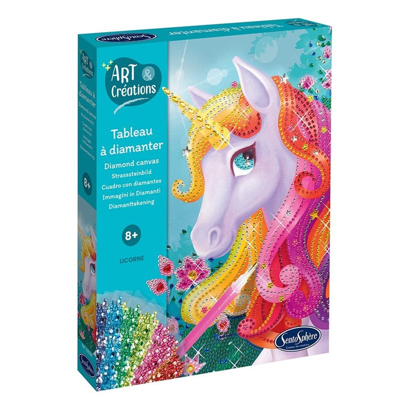 Creazioni d'arte tela diamantata - unicorno