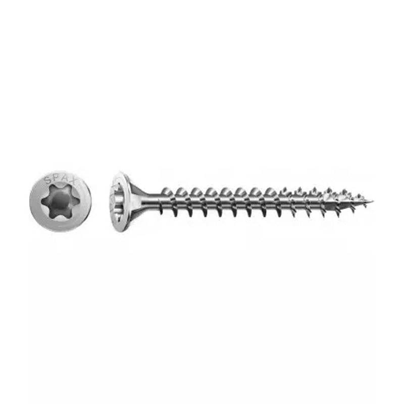 Tornillo para madera Spax torx cabeza plana - 3,5x20mm - t10 - 25 piezas