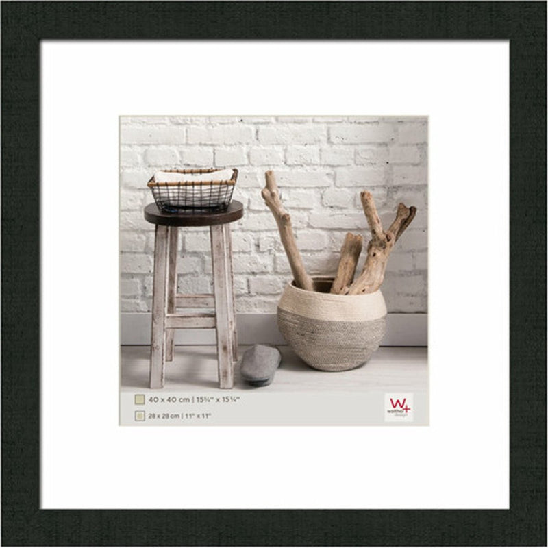 Walther home - marco de madera - tamaño de foto 40x40 cm - negro