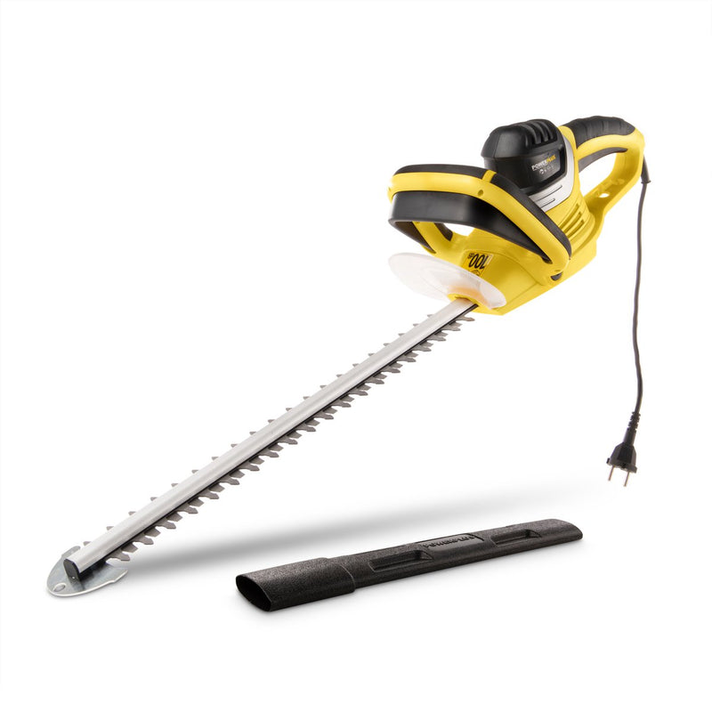 Cortasetos eléctrico Powerplus powxg2007 - Cortasetos eléctrico de 550 W, hoja de 525 mm y distancia de corte de 16 mm, herramienta de jardín para cortar arbustos, setos y plantas