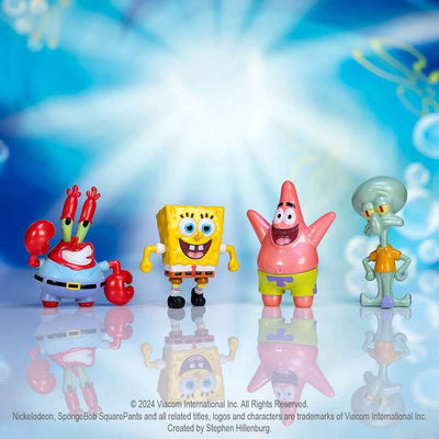 Jada Toys - Sponge Bob Confezione da 4 Figure 2,5 - 9335302314r00