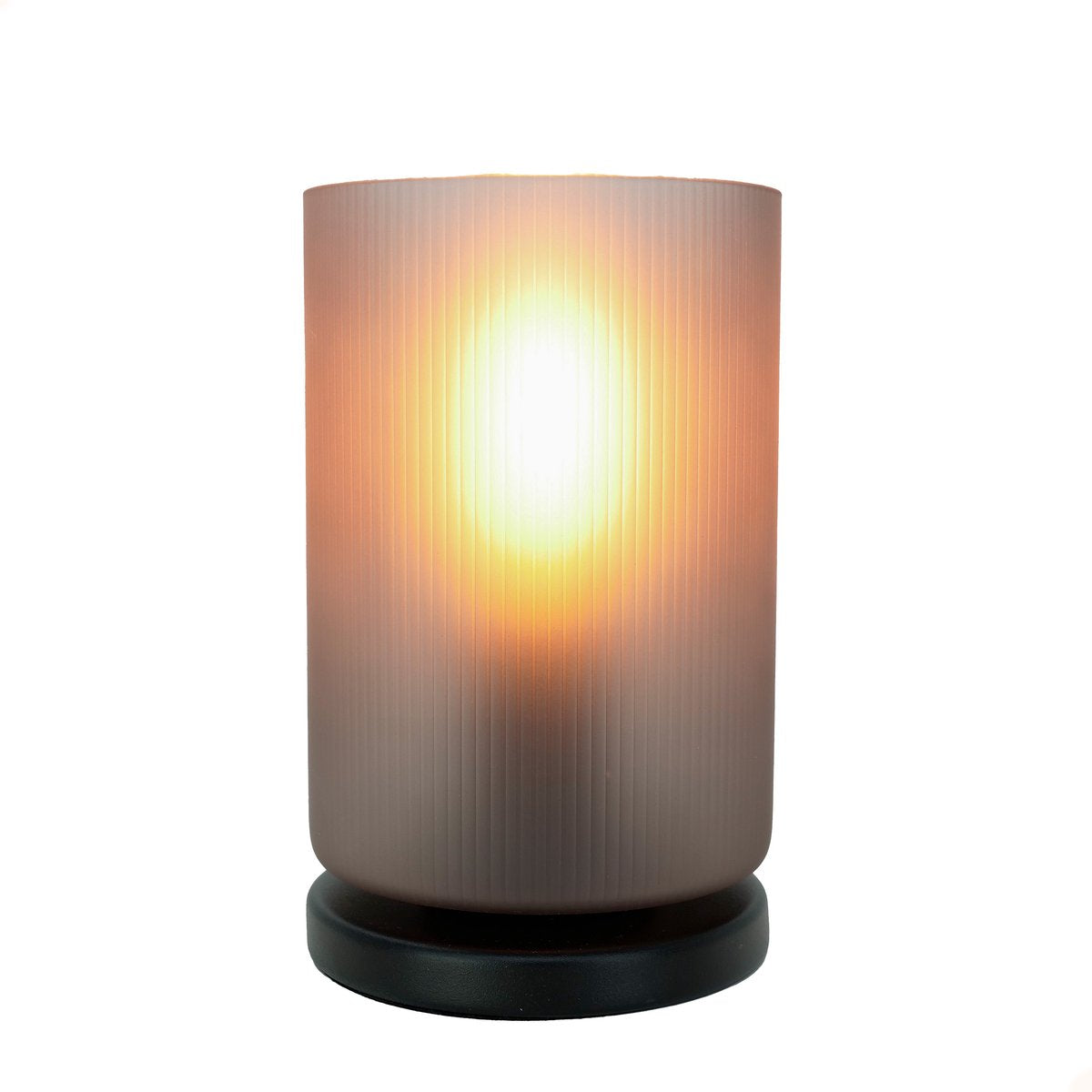 Lampada da tavolo Eglo colmera - e27 - 19,5 cm - nero grigio opaco