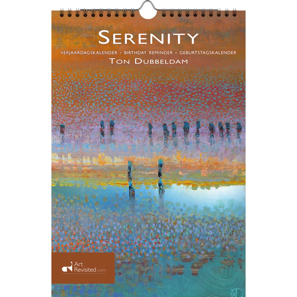 Calendario de cumpleaños de Ton Dubbeldam - serenidad - A4