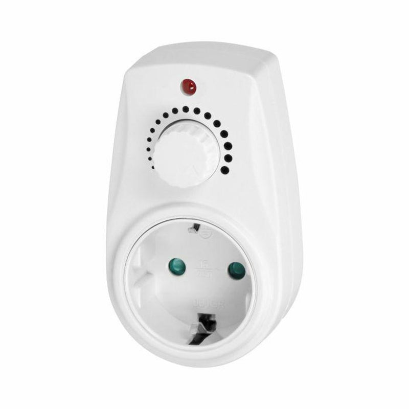 Enchufe pasante Orno con atenuador - atenuador enchufable atenuador enchufable - mín. 40 vatios máx. 280 vatios - atenuador LED - atenuador de bombilla - para los Países Bajos