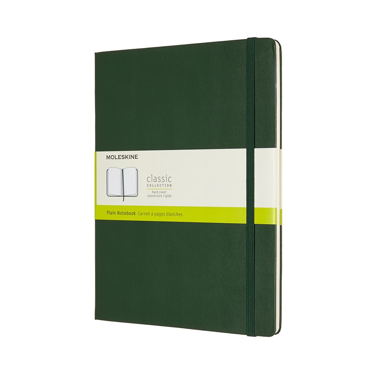 Moleskine classic notitieboek - extra large - hardcover - blanco - mirte groen