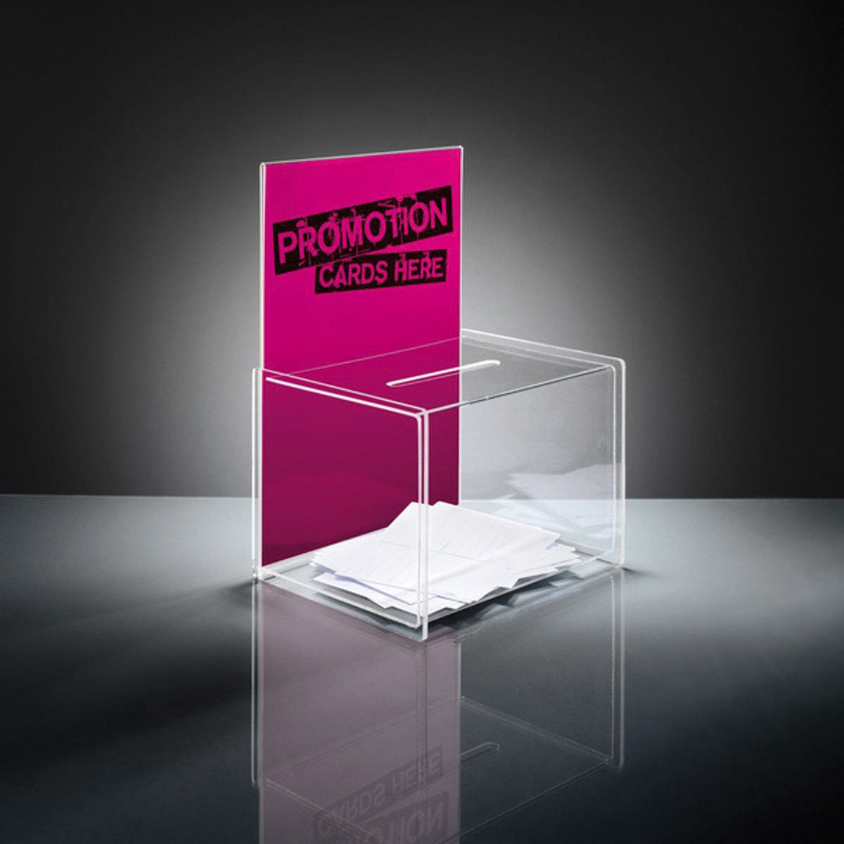 Sigel - bandeja para tarjetas de visita - transparente - 225x300x170mm - inserto para tarjeta a4 - si-va150
