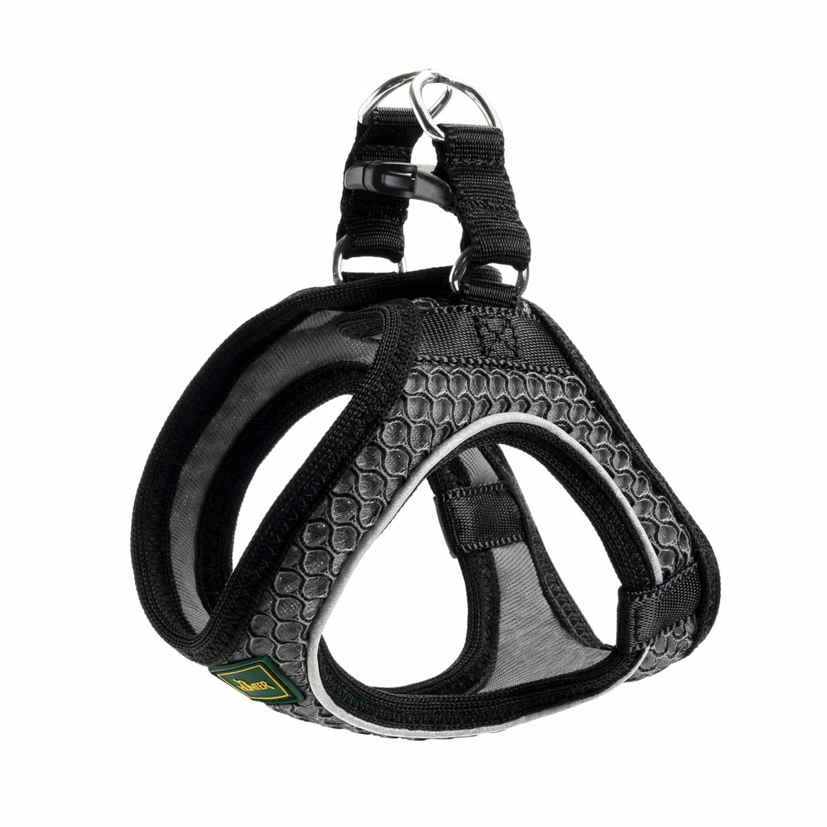 Hunter harnas hilo comfort antraciet - hondenharnas - xxs xs 30-35 33-36 cm