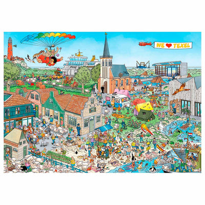 Jan van Haasteren - Texel rotondo - Puzzle da 1000 pezzi - Puzzle
