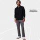 Columbia klamath range™ ii suéter polar con media cremallera - suéter para exteriores - suéter polar - hombres - talla l - negro