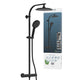 Schütte Schütte Rain Shower Set Madura Fresh Matzwart
