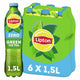 Bottiglia verde di tè freddo Lipton - zero zucchero - senza zucchero - 6 x 1500 ml - confezione risparmio