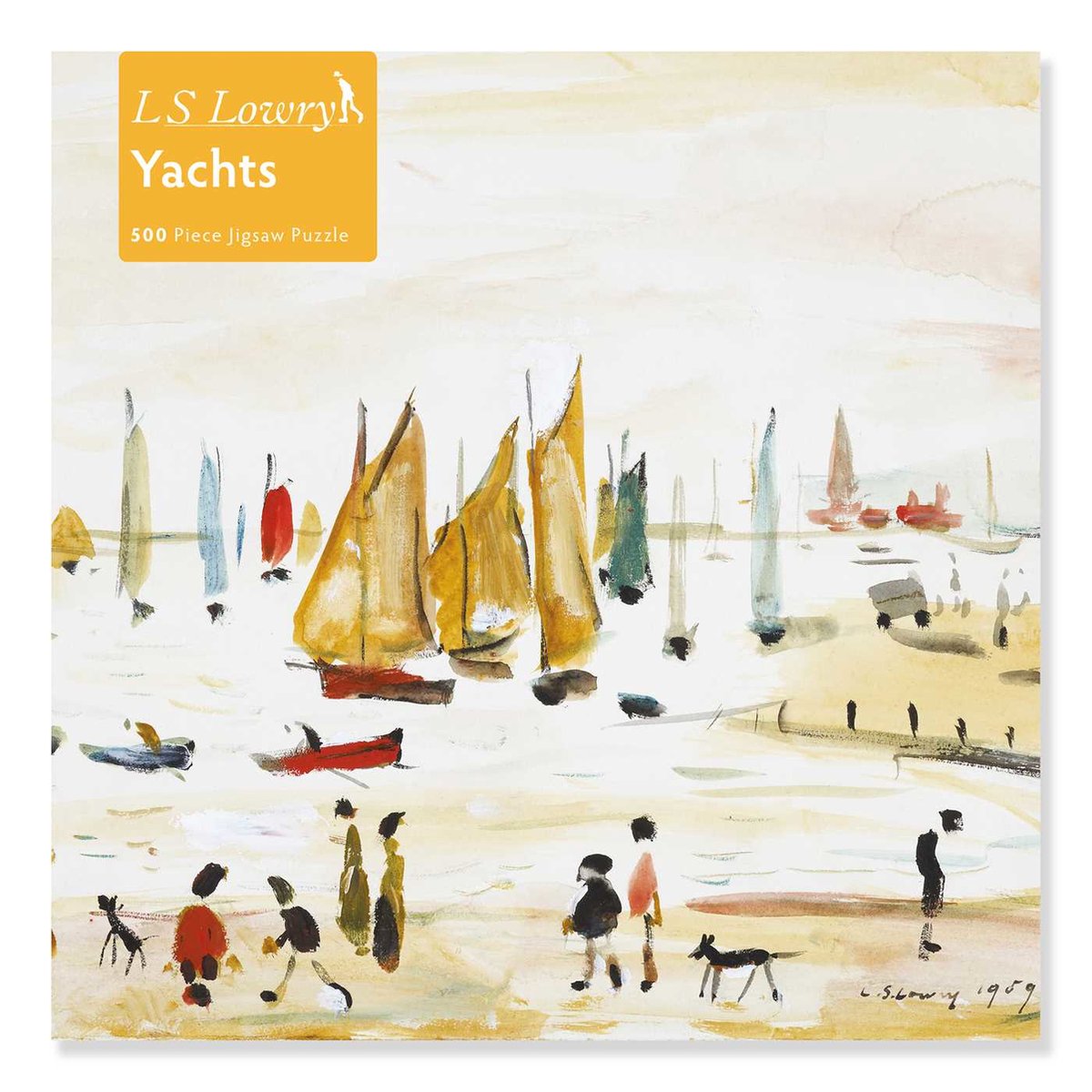 Puzzle per adulti l.s. lowry: yacht (500 pezzi)