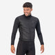 Rogelli wadded ii winter fietsjack heren - wielrenjack - winddicht - zwart - maat s