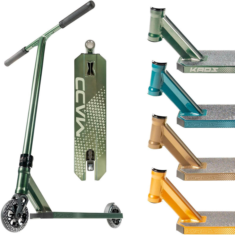 Monopattino stunt Madd Gear - viral kaos ash brown - altezza manubrio 86 cm - da 10 anni - ruote 110mm